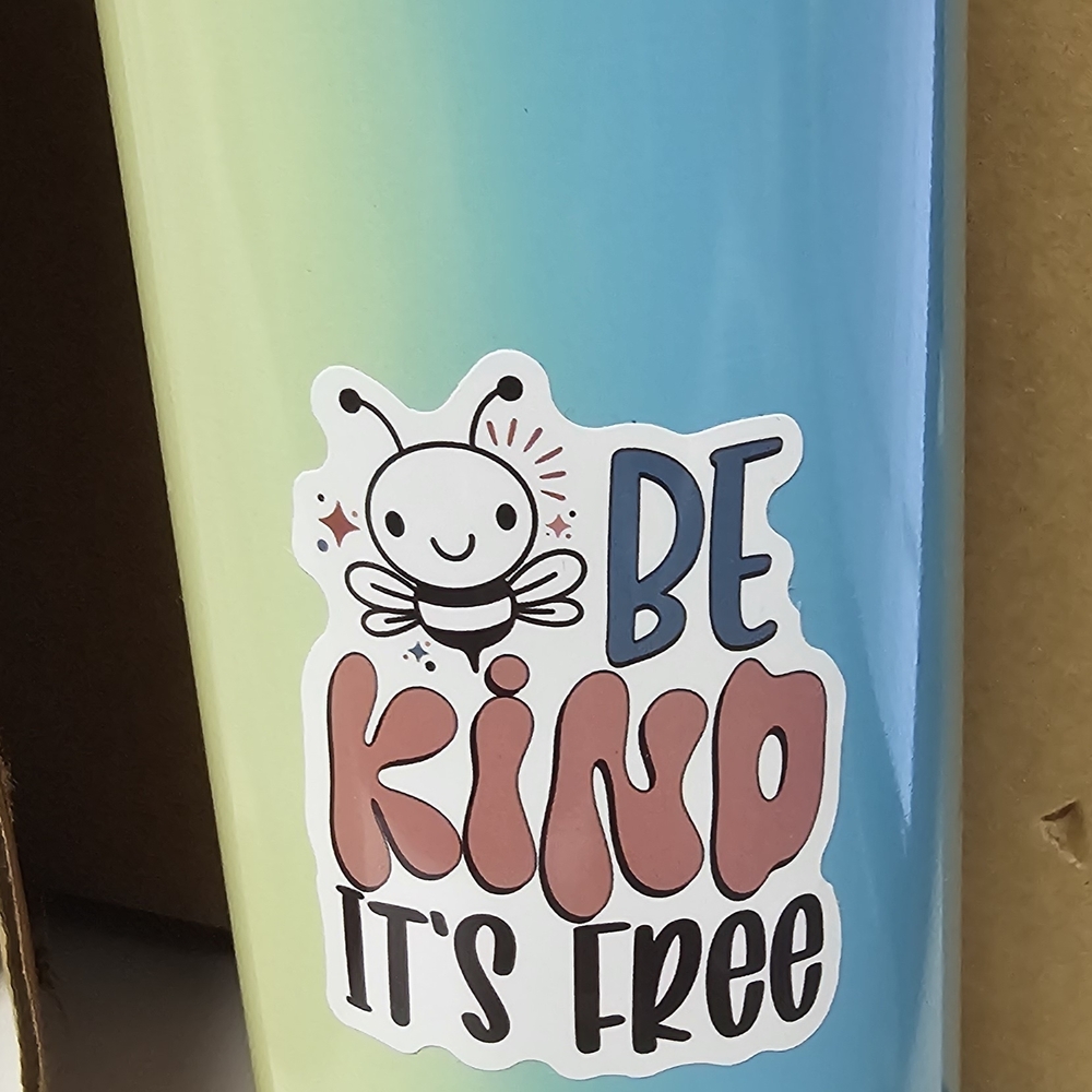 Bee Kind Gradient Travel Mug